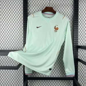 World Cup Jersey 2026 France Mens Away Kit Football Long Sleeve T-Shirt AAAAJersey Supply Yupoo 2