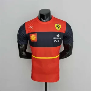 2022 F1 Formula One; Ferrari racing suit crew neck red 55