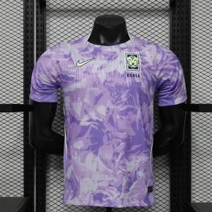 World Cup 2026 South Korea Mens Away Kit Player Version Soccer Shirt Red AAAAJersey Dropship Yupoo