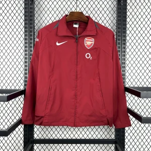05-06 Arsenal Retro Red Windbreaker Jackets Yupoo