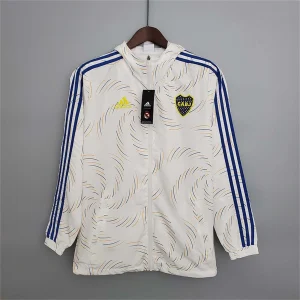 21-22 Boca Juniors white windbreaker