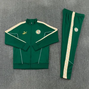 2026 Senegal Mens Green Kit Full Zipper Jacket Football Tracksuit Yupoo 4