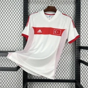 2002 Turkey Mens Away Football Retro Kit Vintage T-Shirt AAAAJersey Wholesale Yupoo 7