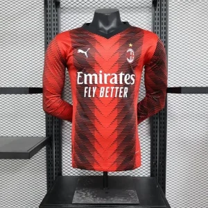 23-24 AC Milan Home Player Version Long Sleeve S-XXL