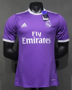16-17 Real Madrid Away Retro Kit Vintage Player Version Sino Shirt AAAAJersey Dropship Yupoo
