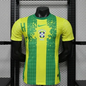 2026 Brazil Mens Special Edition Player Version Football Yellow Shirt AAAAJersey Supply Yupoo7