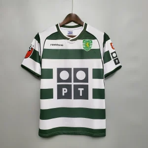 01-03 Sporting Lisbon Home Retro Kit Vintage Shirt Football Jerseys Yupoo