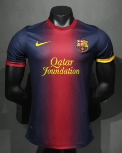 12-13 Barcelona Home Retro Kit Vintage Player Version Sino Shirt AAAAJersey Dropship Yupoo