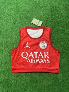 25-26 PSG Women's Summer Red Player Edision Kit Lady Vest Apparels AAAAJersey Supply Yupoo