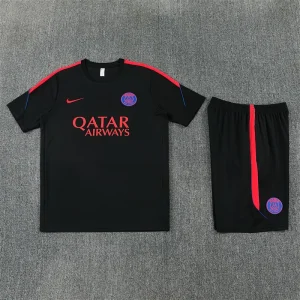 26-27 PSG Aldult Kit Football Black Training Tracksuit Yupoo 5