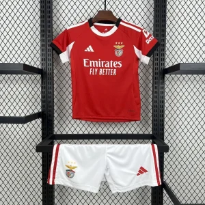 25-26 Benfica Home Kid Kits Youth Apparels AAAAJersey Supply Yupoo