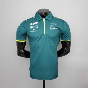 FI Formula One stadium service Aston Martin polo