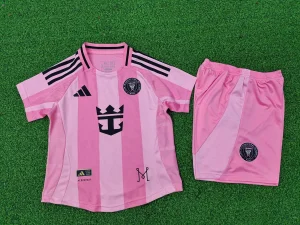 25-26 Inter Miami Home Player Version Kid Kits Youth Apparels AAAAJersey Dropship Yupoo