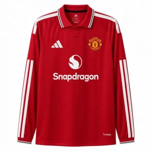 26-27 Manchester United Home Kit Football Long Sleeve T-Shirt AAAAJersey Supply Yupoo 9