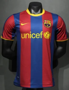 10-11 Barcelona Home Retro Kit Vintage Player Version Sino Shirt AAAAJersey Dropship Yupoo
