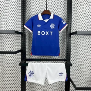 25-26 Rangers Home Kid Kits Youth Apparels Soccer AAAAJersey Yupoo