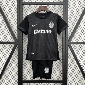 25-26 Sporting Lisbon CP Third Away Kid Kits Youth Apparels Soccer AAAAJersey Supply Yupoo