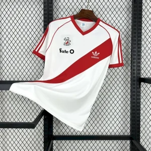 86-87 River Plate Home Retro Kit Vintage Shirt AAAAJersey Supplier Yupoo