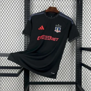 26-27 Colo Colo Mens Away Kit Soccer Black T-Shirt AAAAJersey Dropship Yupoo