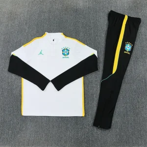 2026 Brazil Mens Kit Football Aldult Training Long Sleeve Tracksuit Yupoo 5