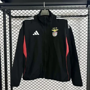 25-26 Benfica Black windbreaker Jackets AAAAJersey Dropship Yupoo