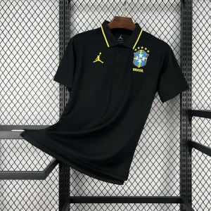 2026 Brazil Mens Polo Black T-Shirt AAAAJersey Supply Yupoo 5