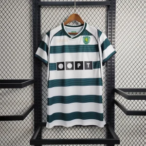 01-03 Sporting Lisbon Home Retro Commemorative Edition Shirt Football Jerseys Yupoo