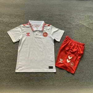2024 Denmark Away Kid Kits Children Sets Football AAAAJersey Yupoo