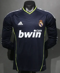 10-11 Real Madrid Away Retro Kit Vintage Player Version Long Sleeve Shirt AAAAJersey Dropship Y