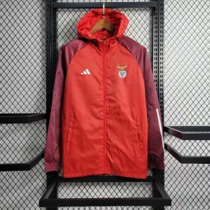23-24 Benfica Red Windbreaker Hoodies Jackets Football Jerseys Yupoo