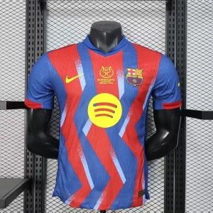 25-26 Barcelona Fourth Away Kit Player King's Cup Version Sino Shirt AAAAJersey Supplier Yupoo
