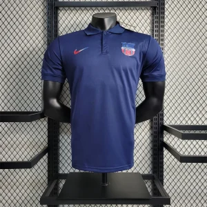 23-24 Barcelona POLO Treasure Blue Training Shirt