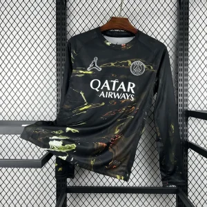 26-27 PSG x Stadium Night Mens Forth Kit Football Long Sleeve T-Shirts AAAAJersey Supply Yupoo 2