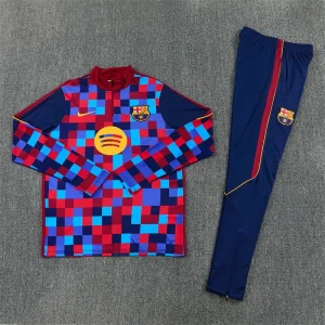 26-27 Barcelona Mens Kit Football Aldult Training Long Sleeve Tracksuit Yupoo 5