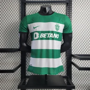 23-24 Sporting Lisbon Home Kit Player Version Shirt Football Jerseys Yupoo