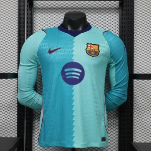 26-27 Barcelona Mens Third Kit Player Version Soccer Long Sleeve Shirt AAAAJersey Supply Yupoo 10