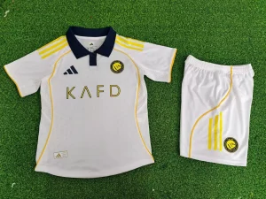 25-26 Al-Nassr Third Player Version Kid Kits Youth Apparels AAAAJersey Supply Yupoo