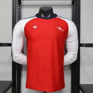 26-27 Arsenal Casual Retro Style Football Red Long Sleeve Shirt AAAAJersey Supply Yupoo