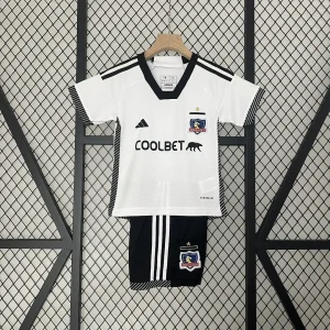 24-25 Colo Colo Home Kid Kits Children Sets Jersey Supplier Yupoo