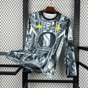 25-26 Juventus Del Piero Pre-Match Football Long Sleeve T-Shirt AAAAJersey Supplier Yupoo