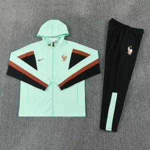 2026 France Mens Kit Full Zipper Hooded Jacket Football Tracksuit Yupoo 3