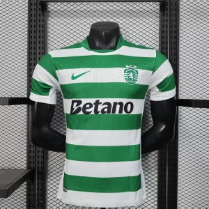 25-26 Sporting Lisbon Home Kit Player Version Shirt AAAAJersey Supply Yupoo
