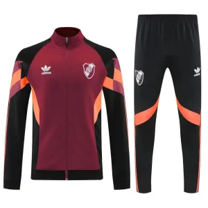 25-26 River Plate Red Football Tracksuit Long Jacket Suits