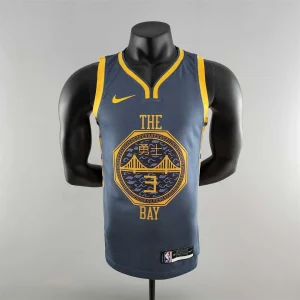 2018 POOLE#3 Golden State Warriors Grey NBA Jersey