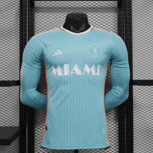 24-25 Inter Miami Third Long Sleeve Kit Player Version Shirt Soccer AAAAJersey Yupoo