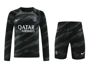 23-24 PSG Goalkeeper Black Long Sleeve Soccer Jerseys Yupoo