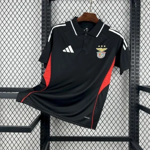 25-26 Benfica Lazer Polo Football T-Shirt AAAAJersey Supply Yupoo