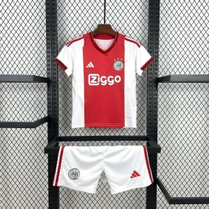 25-26 Ajax Home Kid Kits Youth Apparels Soccer AAAAJersey Yupoo