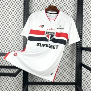 26-27 Sao Paulo Mens Home Kit Soccer Uniforms White T-Shirt AAAAJersey Dropship Yupoo