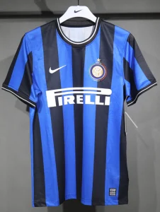 09-10 Inter Milan Home Retro Kit Vintage Player Version Sino Shirt AAAAJersey Dropship Yupoo